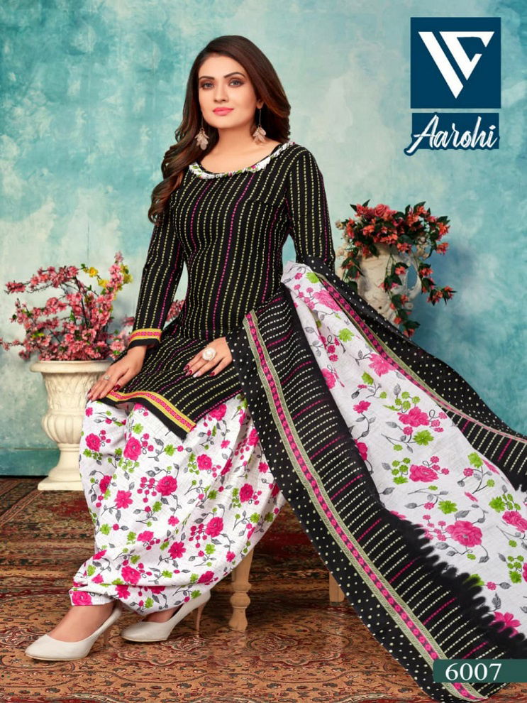 Sss Aarohi 6 Regular Wear Cotton Indo Printed Dress Material Collection